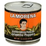 La Morena Jalapeno Peppers, Sliced Green Pickled 12 Pk 13,13 Oz