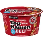 Nissin Top Ramen Bowl Beef Flavour 6 Pk 3,28 Oz