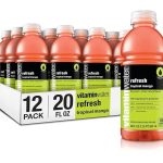 Vitamin Water Refresh Tropical Mango 12 Pk 20 Oz